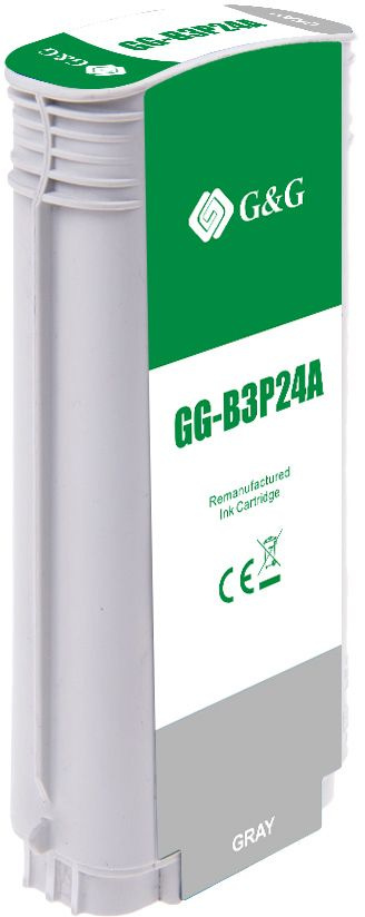 Картридж струйный G&G №727 GG-B3P24A серый (130мл) для HP DJ T920/T1500/T2530