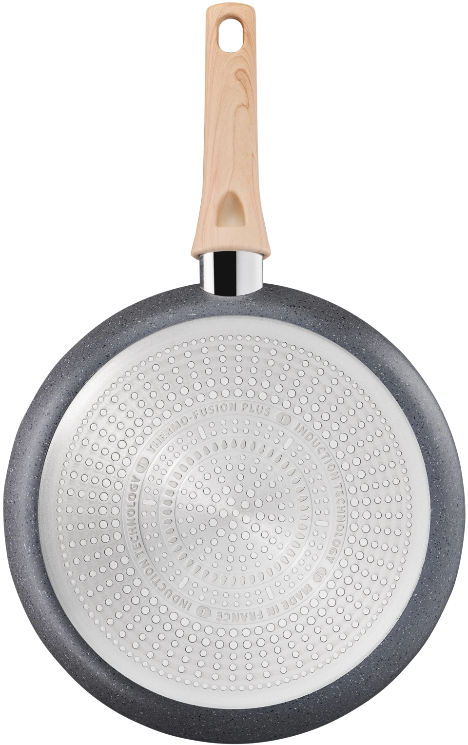 Сковорода Tefal Natural Force G2660572 круглая 26см ручка несъемная (без крышки) серый (2100118264)