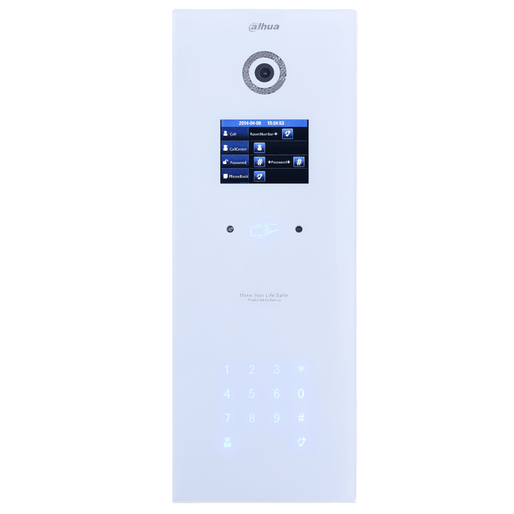 Многоабонентская вызывная IP панель DHI-VTO1220BW 3.5“ TFT, 1.3Мп