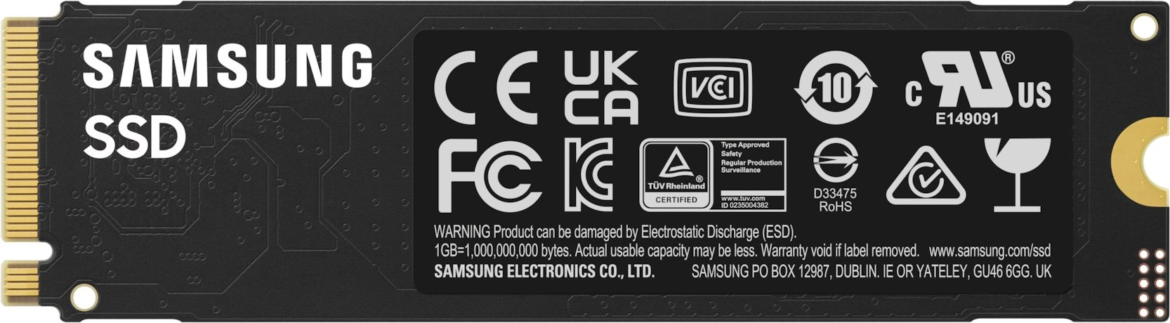 Накопитель SSD Samsung PCIe 4.0 x4 1TB MZ-V9S1T0B/AM 990 Evo Plus M.2 2280