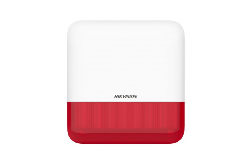 DS-PS1-E-WE (Red Indicator) - Беспроводной уличный оповещатель (AX PRO)