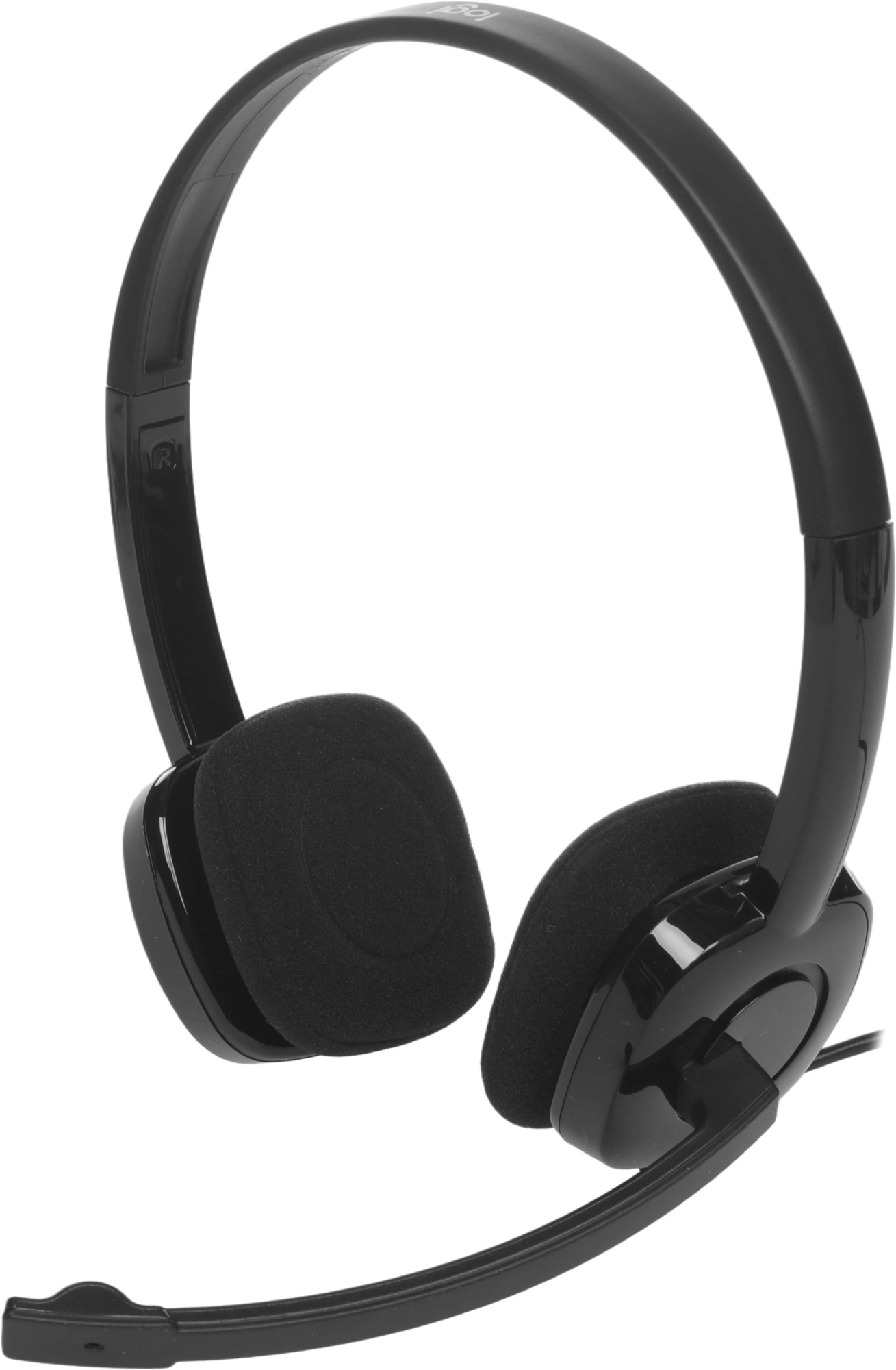Наушники с микрофоном Logitech H151 черный 1.8м накладные оголовье (981-000590)