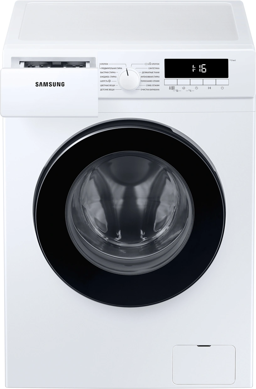 Стиральная машина Samsung WW80T3040BW/LP класс: A загр.фронтальная макс.:8кг белый инвертор