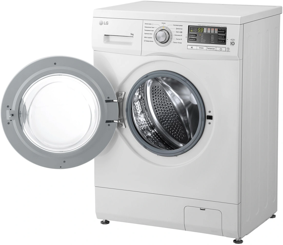 Стиральная машина LG F10B8LD7 класс: A загр.фронтальная макс.:5кг белый инвертор