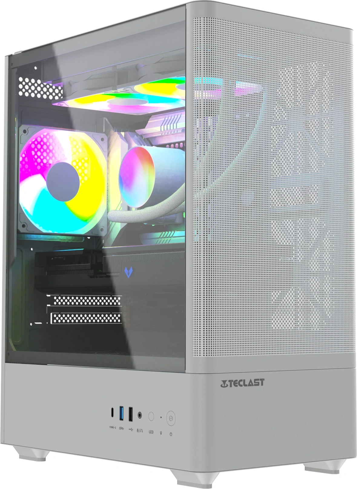 ПК Teclast G03 i7 14700F (2.1) 32Gb SSD1Tb RTX5070Ti 16Gb Windows 11 Pro GbitEth WiFi BT 750W белый (G03 14700F32G1T5070TWKRU)