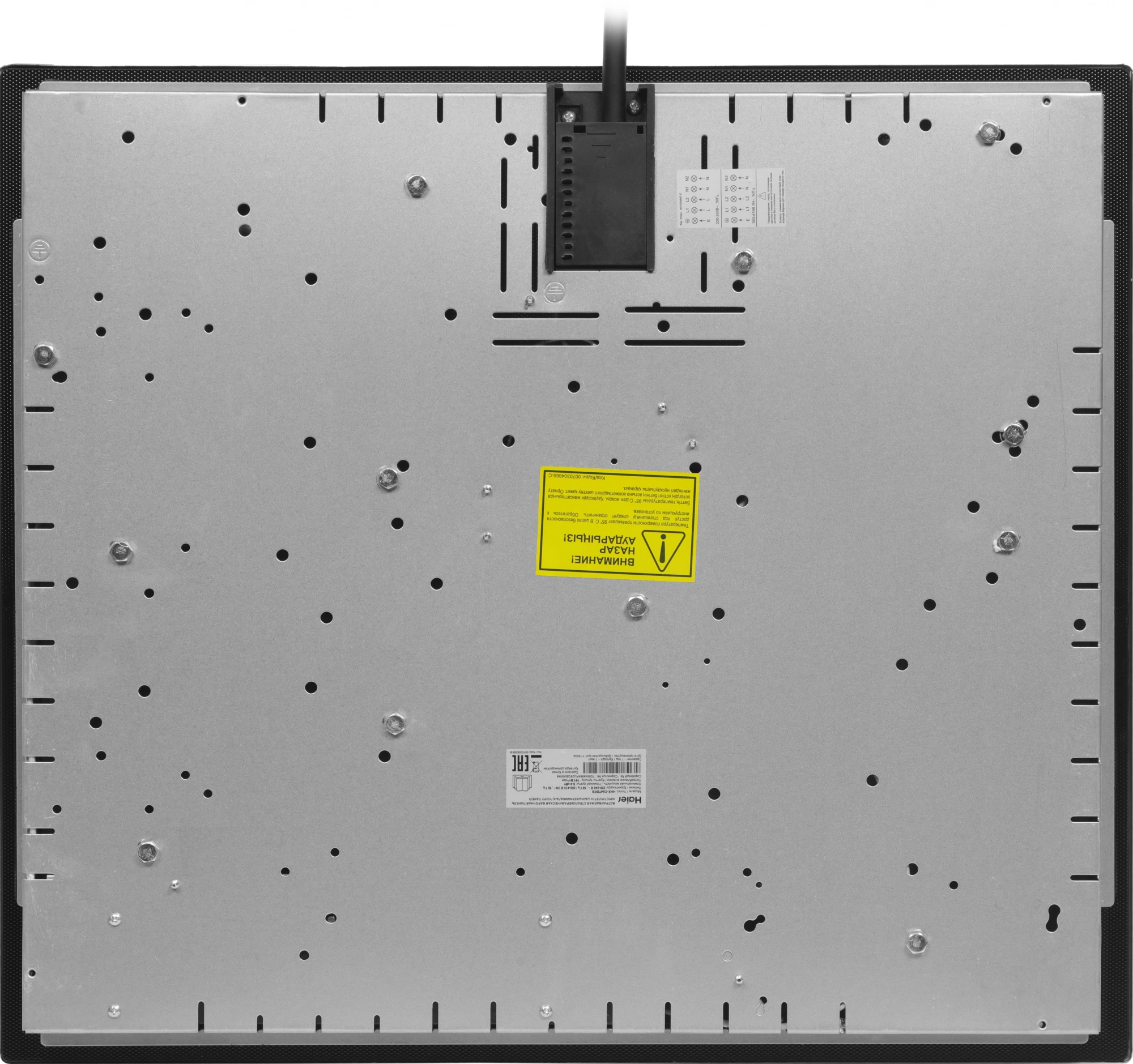 Варочная поверхность Haier HHX-C64TDFB черный/серебристый