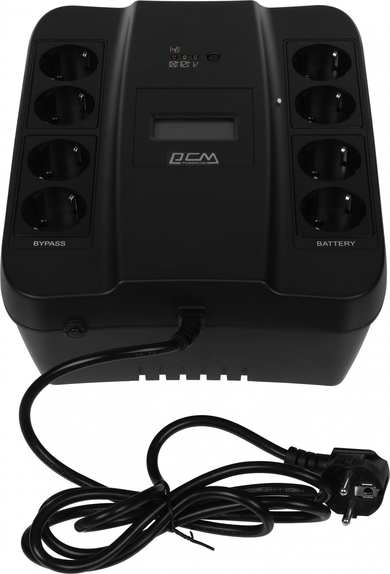 Источник бесперебойного питания Powercom Spider SPD-900U LCD USB 540Вт 900ВА черный