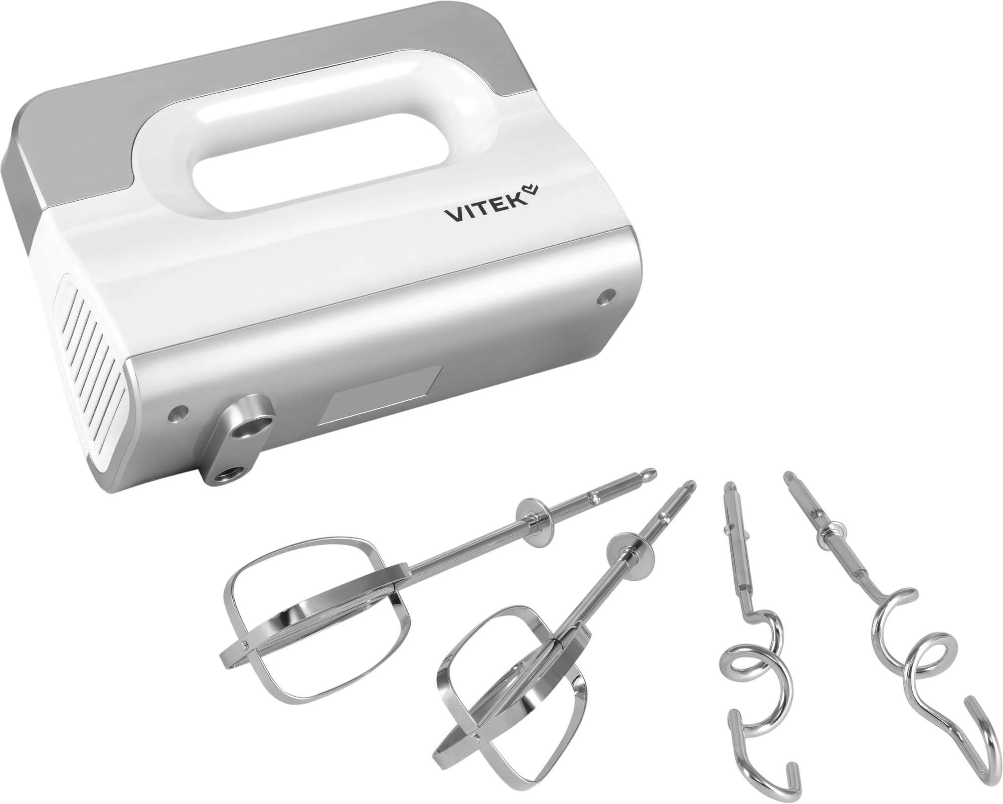 Миксер ручной Vitek VT-HM5001 800Вт белый/серебристый