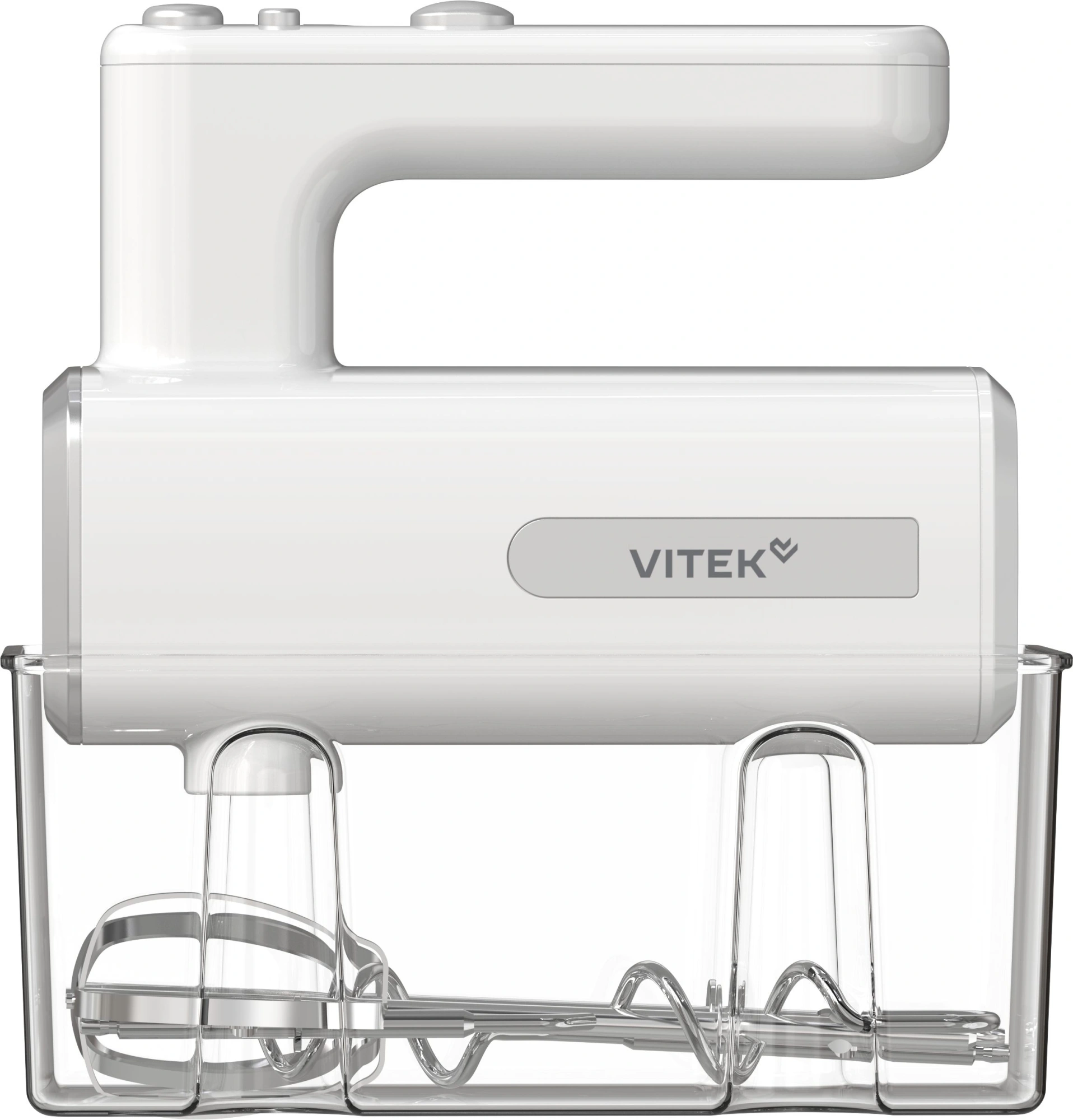 Миксер ручной Vitek VT-HM5005 800Вт белый/серебристый