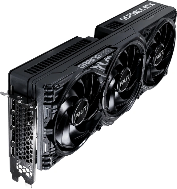 Видеокарта Palit PCI-E 5.0 PA-RTX5080 GAMINGPRO V1 NVIDIA GeForce RTX 5080 16Gb 256bit GDDR7 2295/30000 HDMIx1 DPx3 HDCP Ret