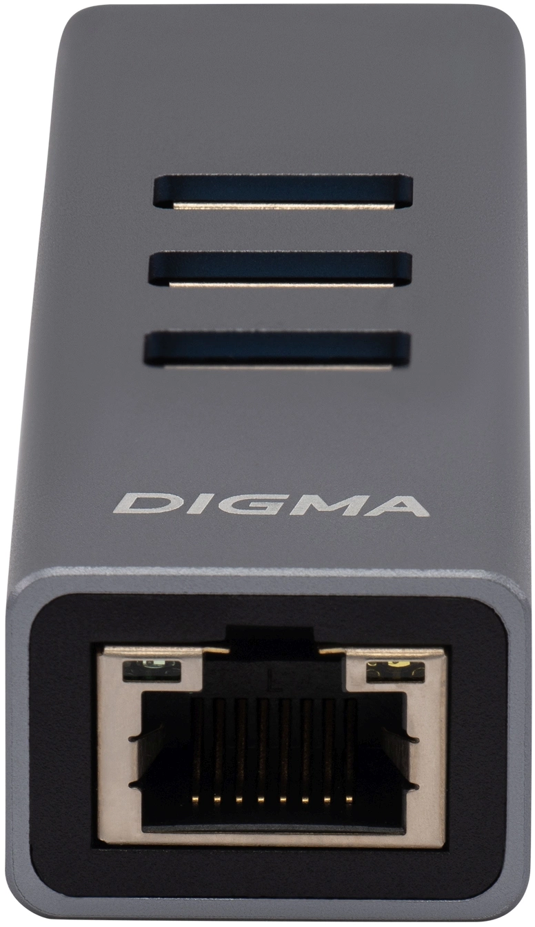 Сетевой адаптер Gigabit Ethernet Digma DLA-GEUCH3 USB 3.0