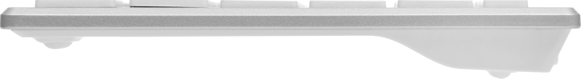 Клавиатура A4Tech FX61 белый USB slim LED (FX61 WHITE) кабель 1.5м