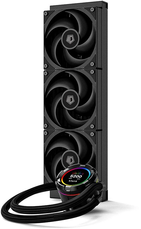 Система водяного охлаждения ID-Cooling SL360 Pro Se Soc-AM5/AM4/1200/1700/1851 черный 4-pin 14-27.2dB Al+Cu LCD 350W Ret