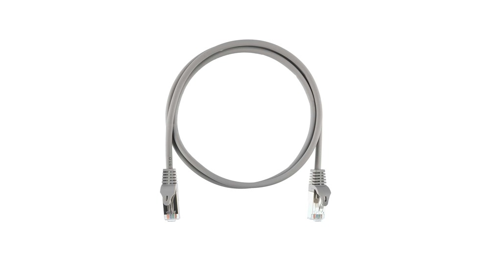 NMC-PC4SD55B-ES-030-C-GY Коммутационный шнур NIKOMAX F/UTP 4 пары, Кат.5е (Класс D), 100МГц, 2хRJ45/8P8C, T568B, заливной, с защитой защелки, многожильный, BC (чистая медь), 26AWG (7x0,150мм), LSZH нг(А)-HFLTx, серый, 3м
