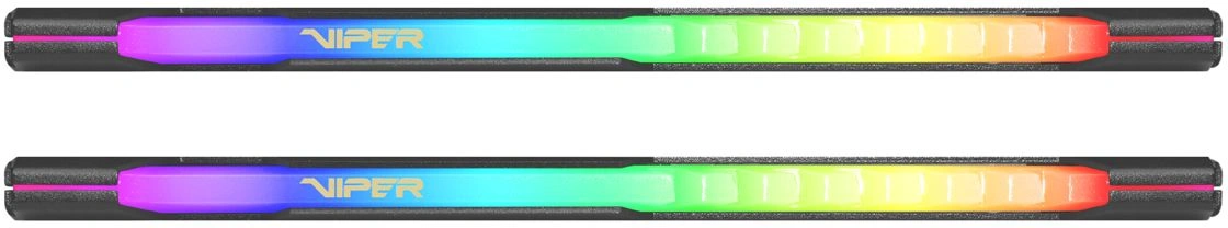 Память DDR4 2x32GB 3600MHz Patriot PVSR464G360C0K Viper Steel RGB RTL Gaming PC4-28800 CL20 DIMM 288-pin 1.35В dual rank с радиатором Ret