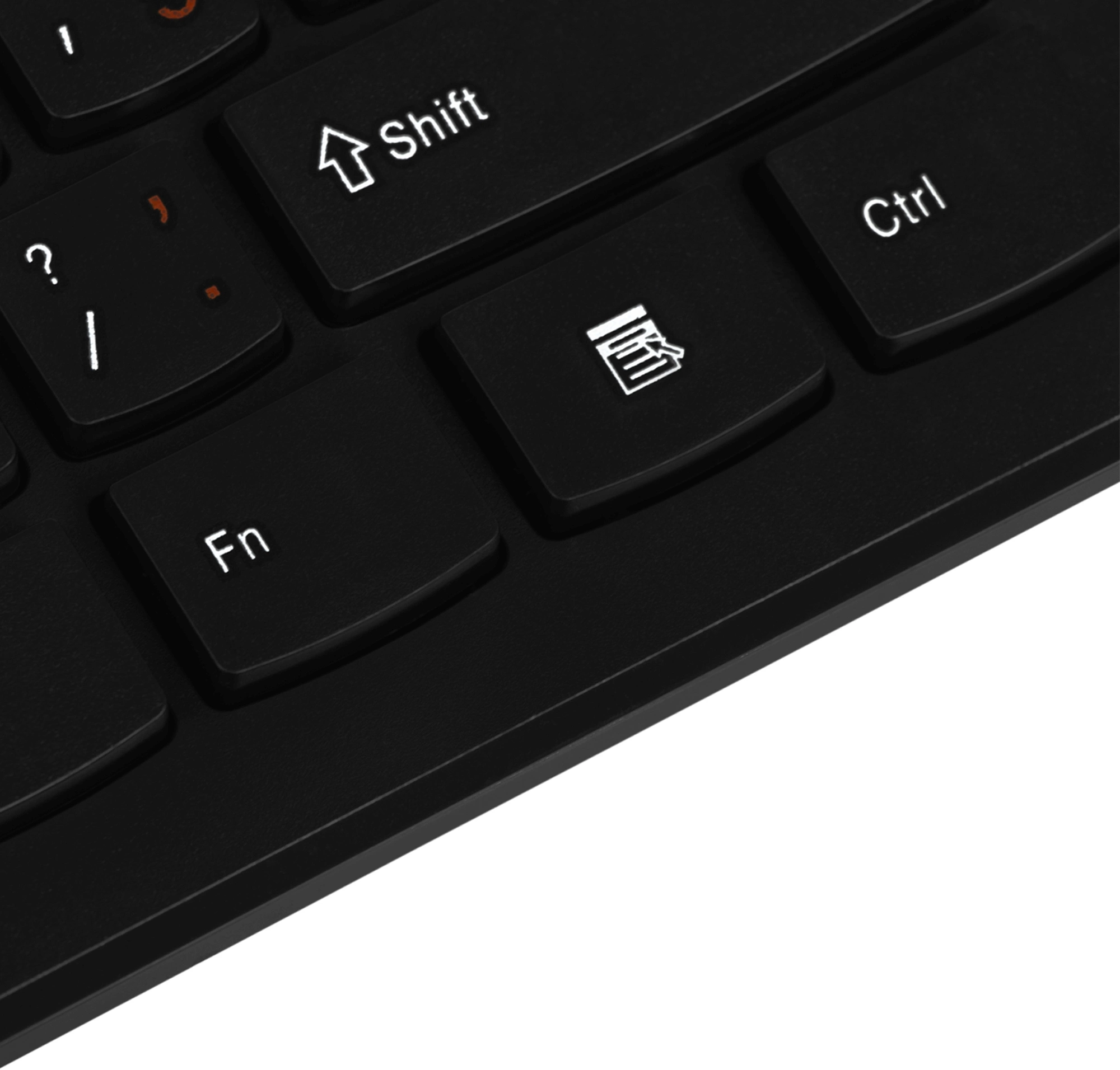 Клавиатура Оклик 505M черный USB slim (1196544)