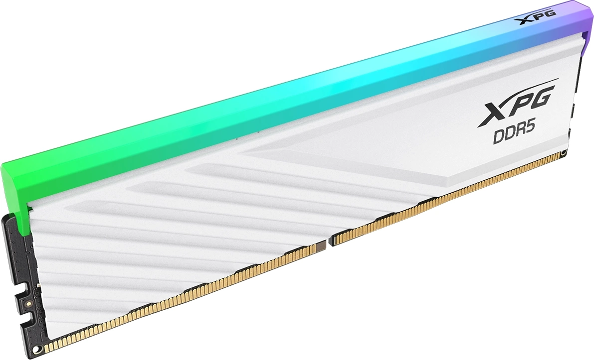 Память DDR5 2x16GB 6400MHz A-Data AX5U6400C3216G-DTLABRWH XPG Lancer Blade RGB RTL Gaming PC5-51200 CL32 DIMM ECC 288-pin 1.4В kit dual rank с радиатором Ret