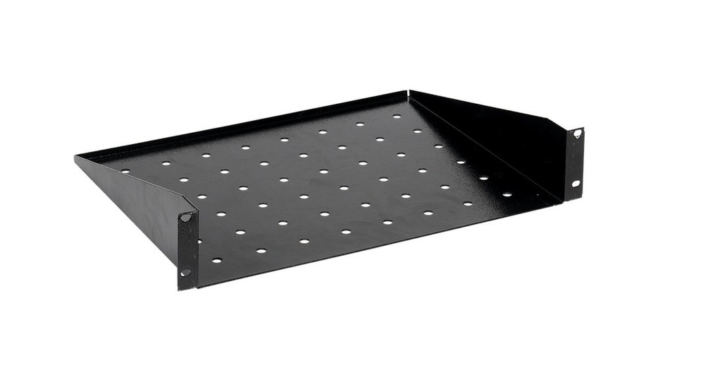 RS05-550P-R - Полка консольная L=550мм 2U черная, ITK