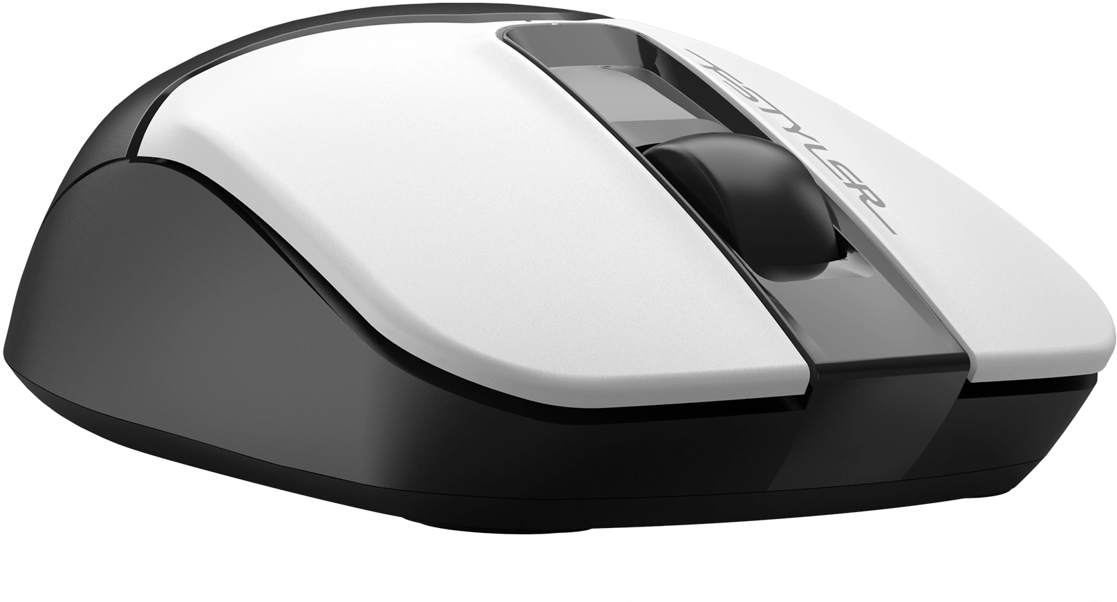 Мышь A4Tech Fstyler FG12S Panda белый/черный оптическая 1200dpi silent беспров. USB 3but
