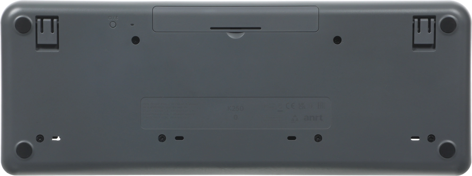 Клавиатура Logitech K250 YR0107 графитовый беспроводная BT slim (920-013452)