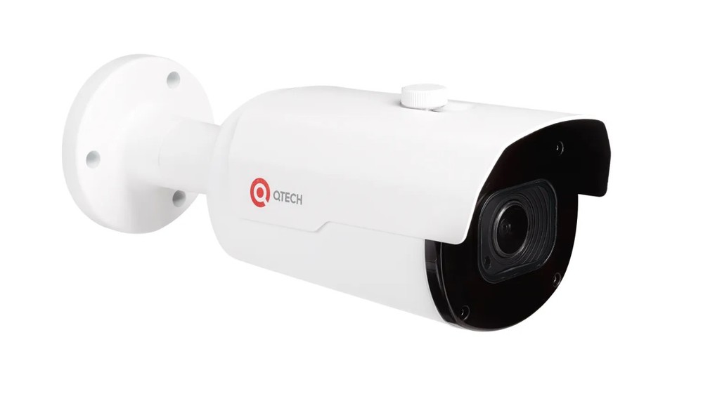 QVC-IPC-R501AZ-PRO - Цилиндрическая 5МП IP-камера QTECH в металлическом корпусе c защитным козырьком, с моторизированным объективом 2.7-13.5мм (107°~33,6°) и ИК-подсветкой до 50м. Сенсор 1/2.7" CMOS OS05A20 с технологией Nyxel ™. Минимальная освещенность 