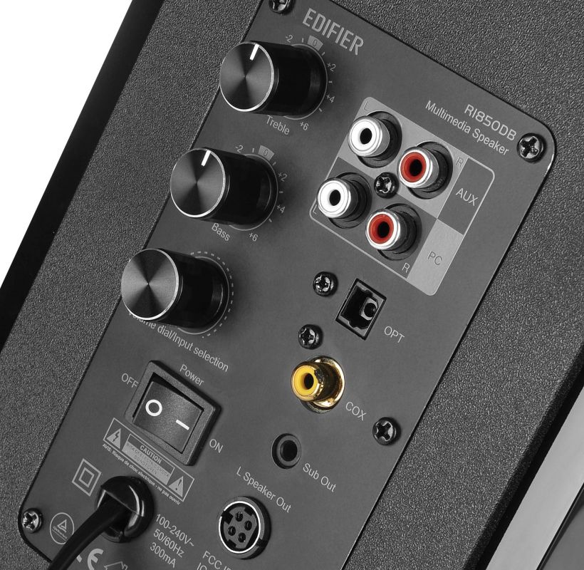 Колонки Edifier R1850DB 2.0 черный 66Вт BT