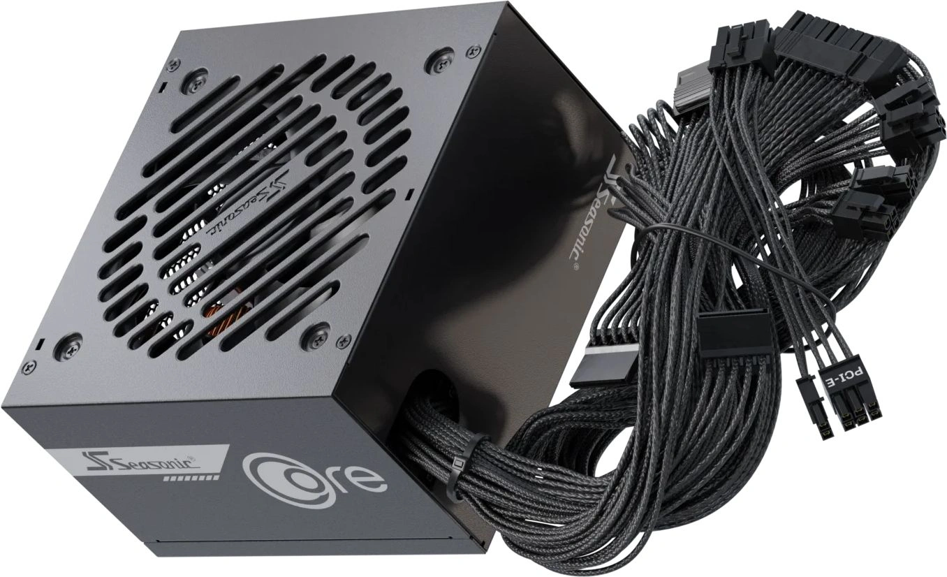 Блок питания Seasonic ATX 650W Core V2 GC-650 80+ gold (20+4pin) APFC 120mm fan 6xSATA RTL
