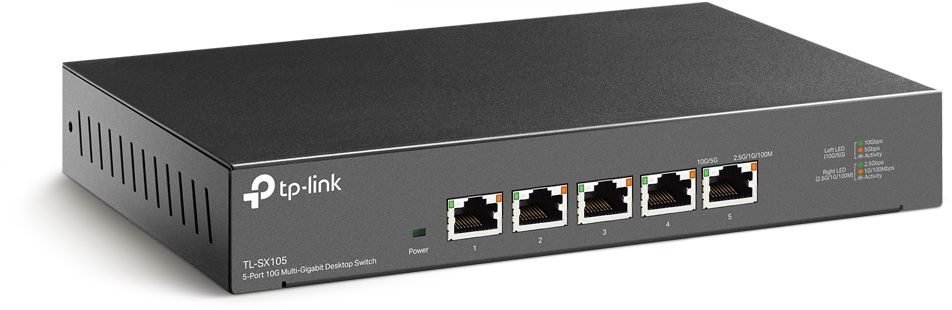 Коммутатор TP-Link TL-SX105 (L2) 5x10Гбит/с неуправляемый
