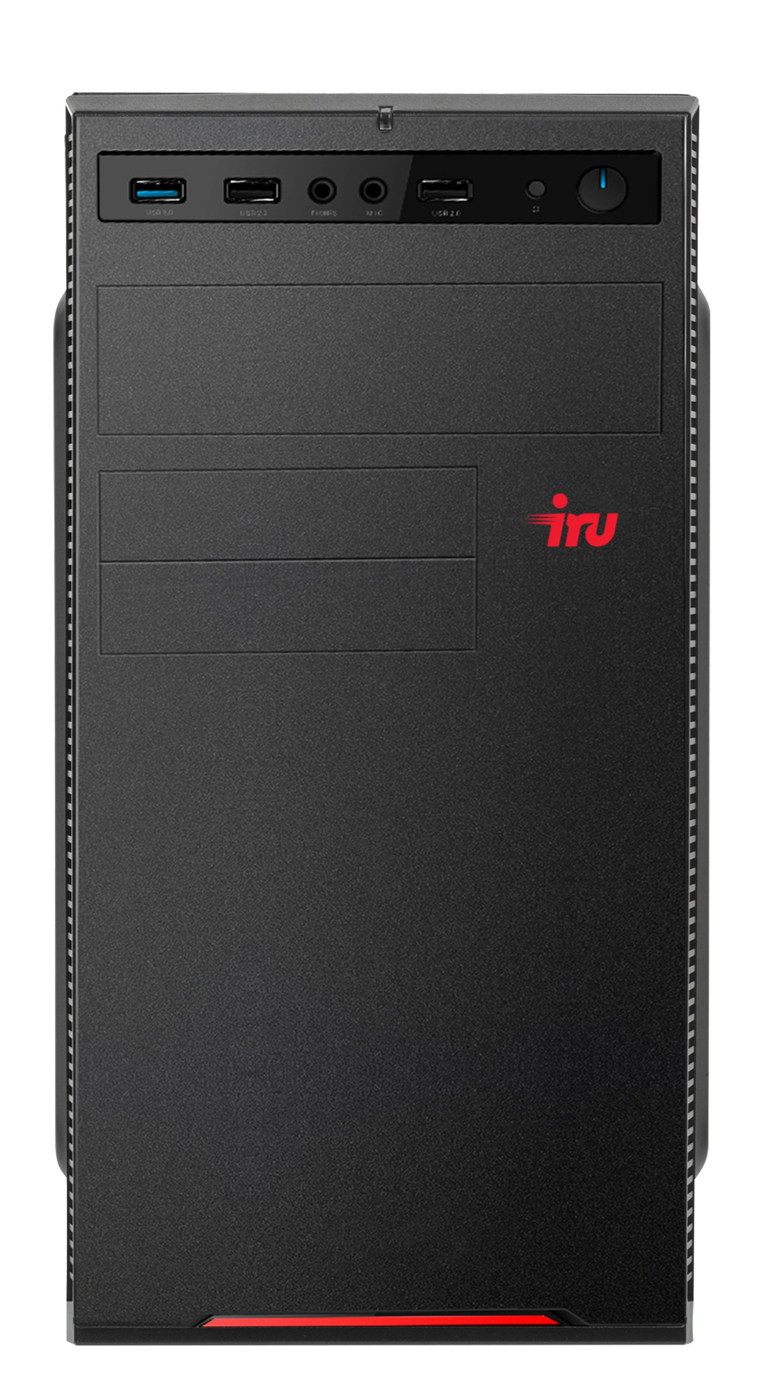ПК IRU Home 310H5SE MT i3 10105 (3.7) 8Gb SSD240Gb UHDG 630 Windows 11 Pro 64 GbitEth 400W черный (RUS) (1927119)