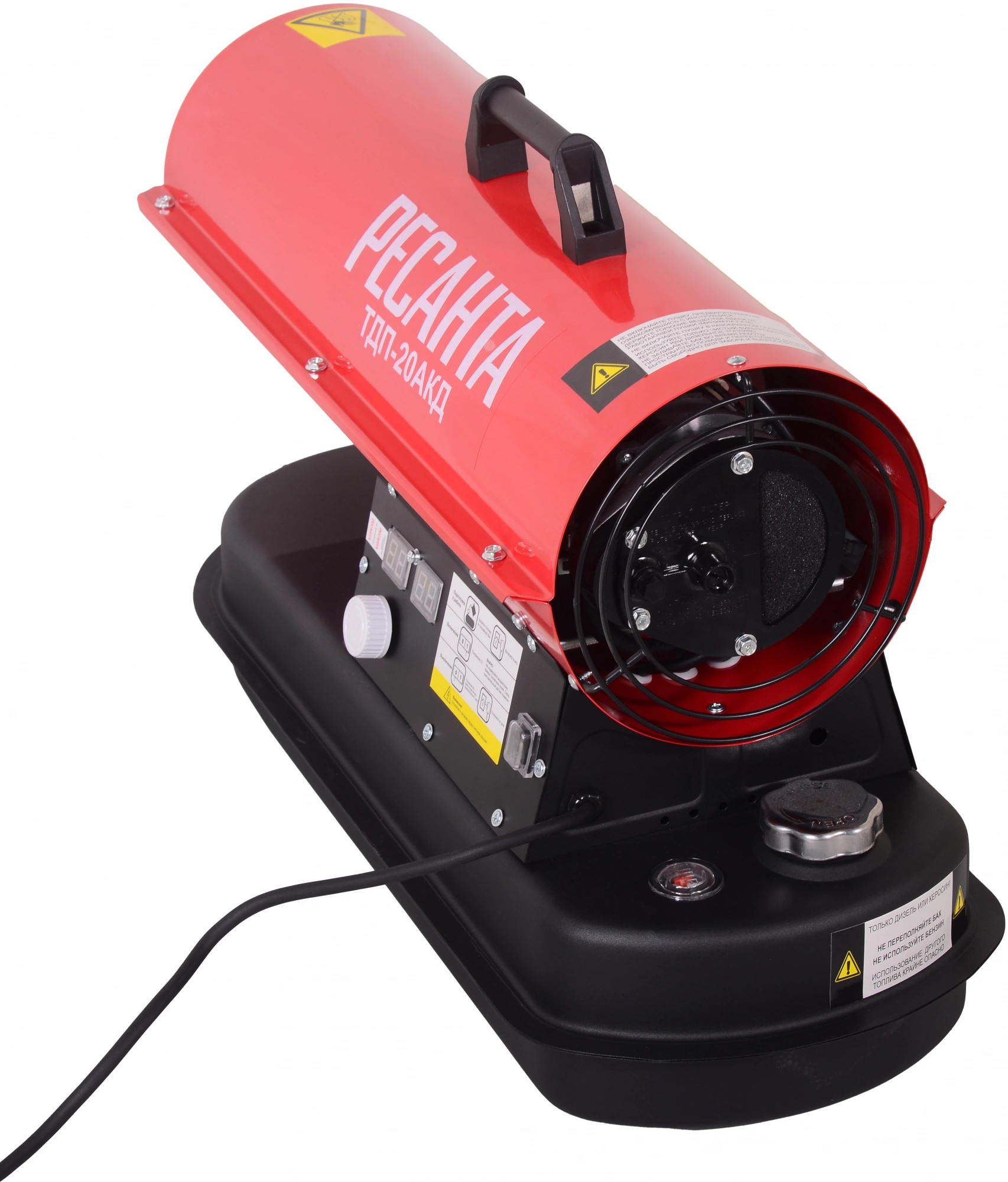 Тепловая пушка дизельная Ресанта ТДП-20АКД 20000Вт красный/черный