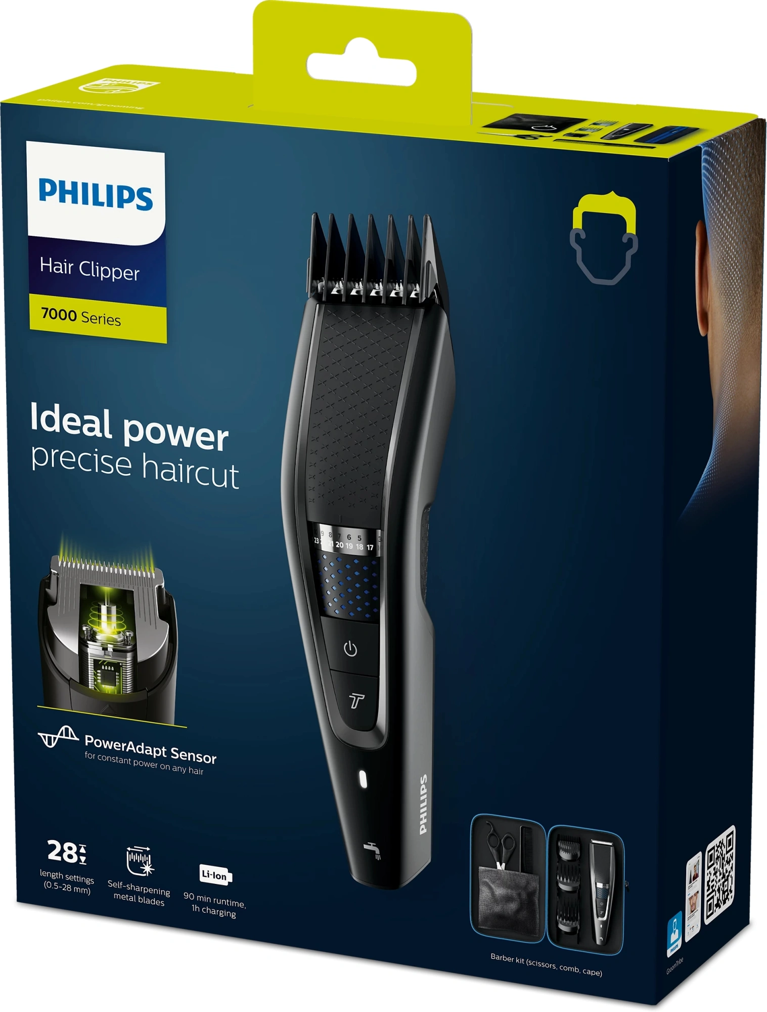Машинка для стрижки Philips HC7650/15 черный