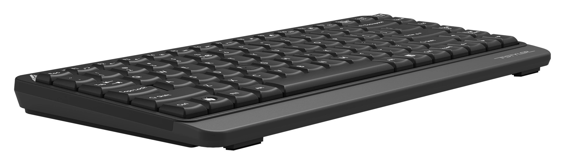 Клавиатура A4Tech FKS11 черный/серый USB (FKS11 GREY) кабель 1.5м
