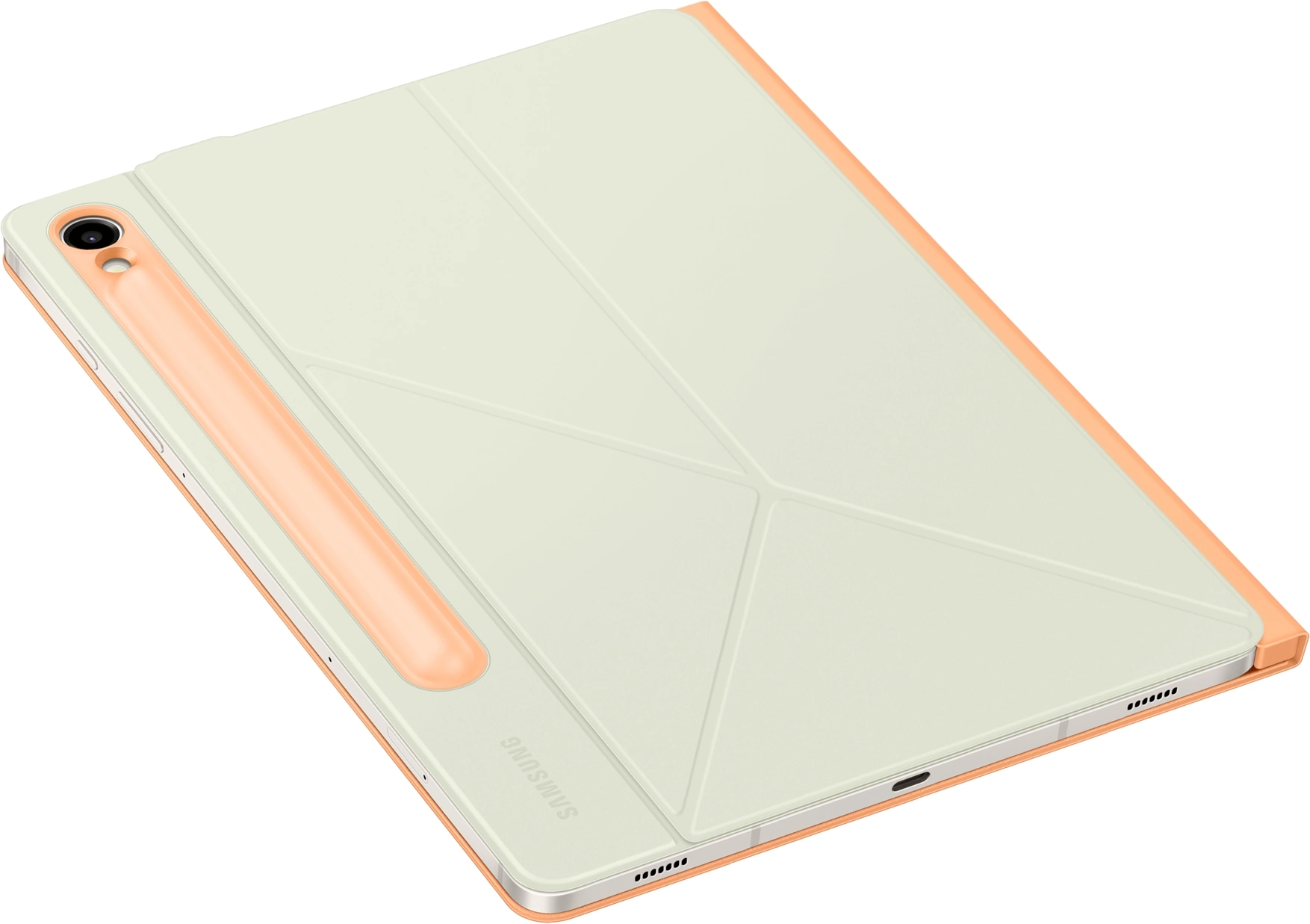 Чехол Samsung для Samsung Galaxy Tab S9/S9 FE/S10 FE Smart Book Cover поликарбонат/полиуретан оранжевый (EF-BX710POEGRU)