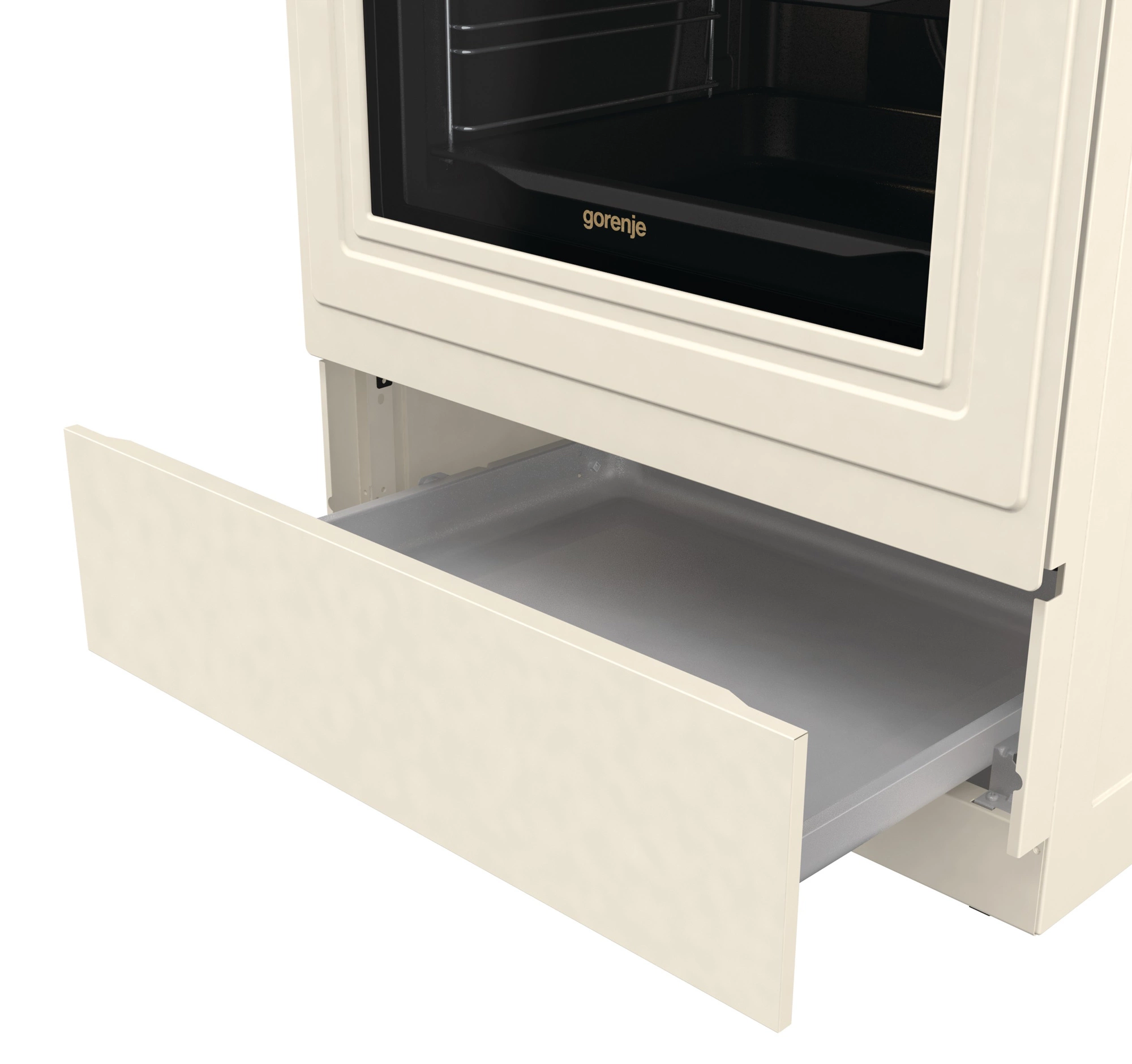 Плита Электрическая Gorenje GECS6B70CLI бежевый стеклокерамика (без крышки)