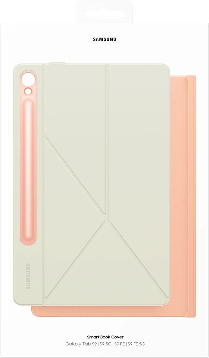 Чехол Samsung для Samsung Galaxy Tab S9/S9 FE/S10 FE Smart Book Cover поликарбонат/полиуретан оранжевый (EF-BX710POEGRU)