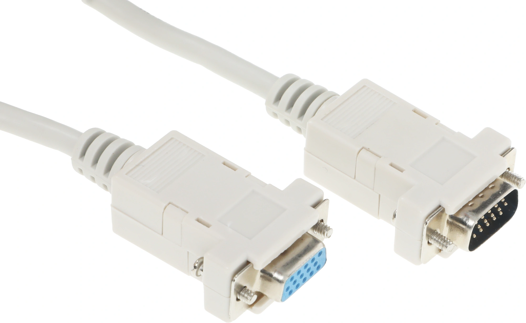 Кабель-удлинитель Ningbo VGA (m) VGA (f) 1.8м (RCAB015-06) серый