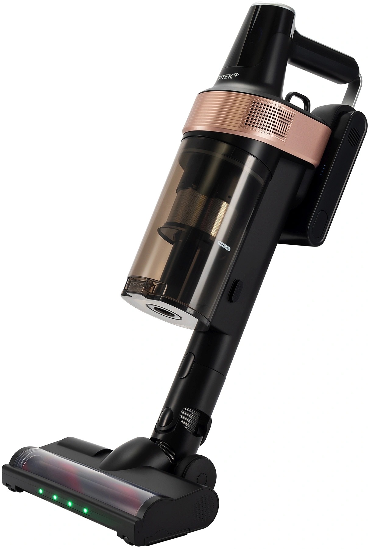 Пылесос Vitek VT-CLS01AQUA 450Вт черный/медный