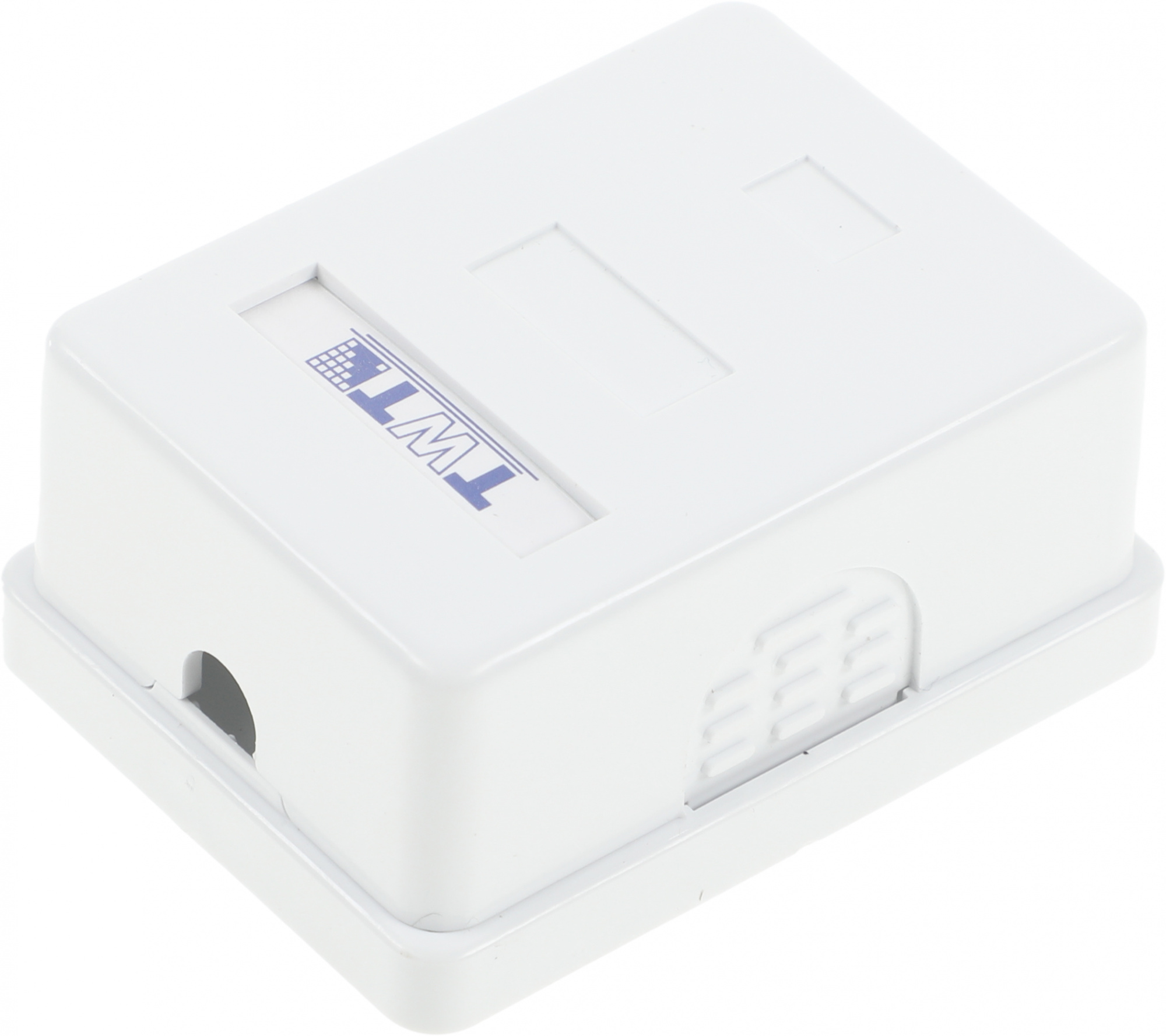 Коробка Lanmaster TWT-SA1-WH настенная 62x67x30мм крышка Keystone ПВХ белый