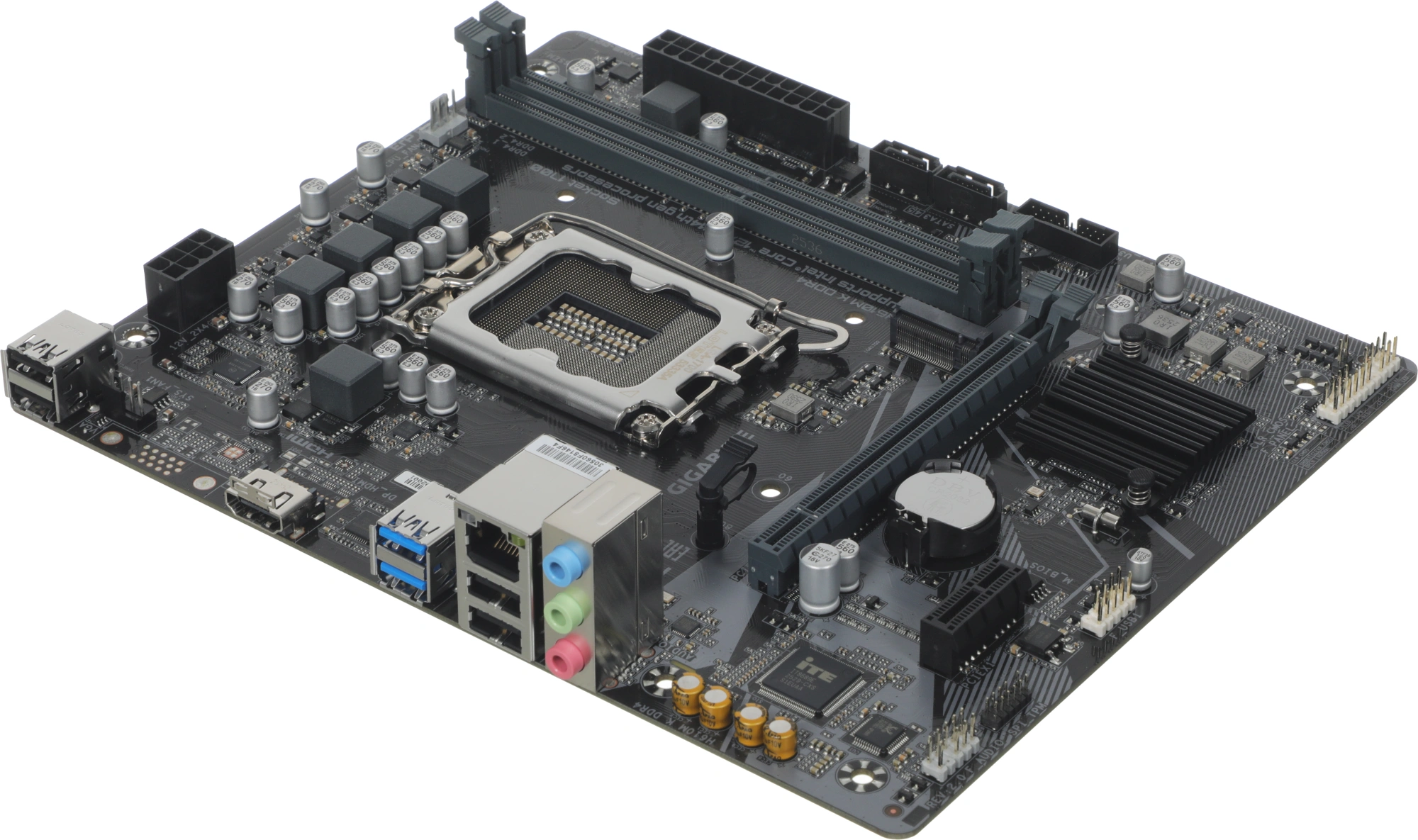 Материнская плата Gigabyte H610M K DDR4 Soc-1700 Intel H610 2xDDR4 mATX AC`97 8ch(7.1) GbLAN+HDMI
