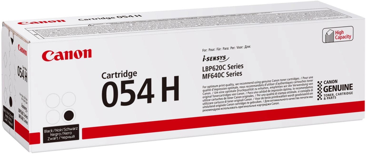 Картридж лазерный Canon 054HBK 3028C002 черный бар.в компл. (3100стр.) для Canon MF645Cx/MF643Cdw/MF641Cw/LBP623Cdw/621Cw