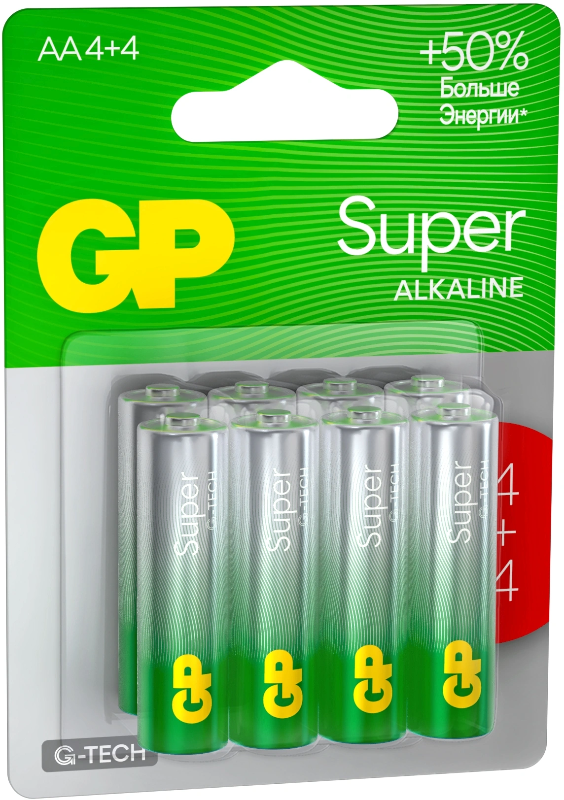 Батарея GP Super Alkaline G-Tech 15А AA (8шт)