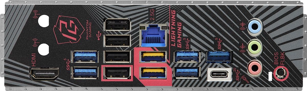 Материнская плата Asrock B650 PG LIGHTNING Socket AM5 AMD B650 4xDDR5 ATX AC`97 8ch(7.1) 2.5Gg RAID+HDMI