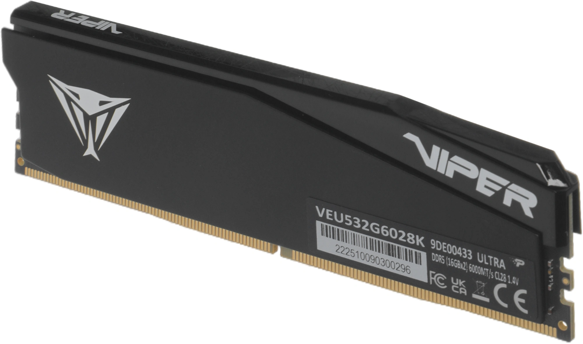 Память DDR5 2x16GB 6000MHz Patriot VEU532G6028K Viper Elite 5 Ultra RTL Gaming PC5-48000 CL28 DIMM 288-pin 1.4В kit single rank с радиатором Ret
