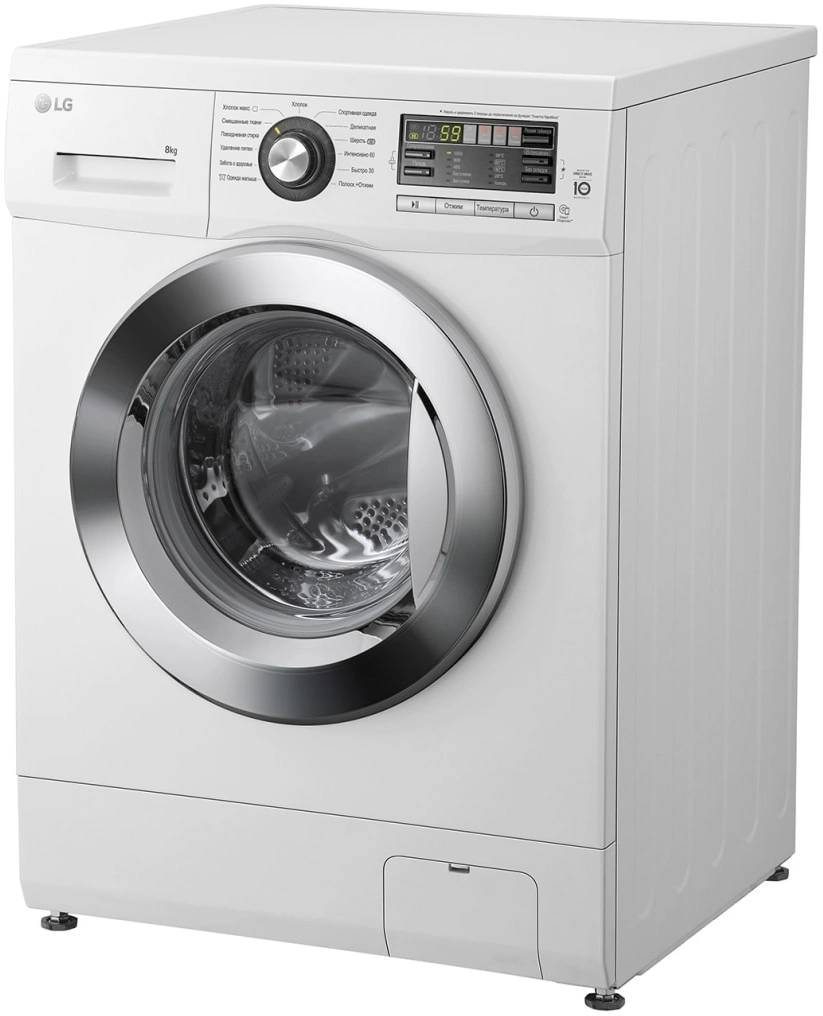 Стиральная машина LG F1096TD3 класс: A загр.фронтальная макс.:8кг белый инвертор