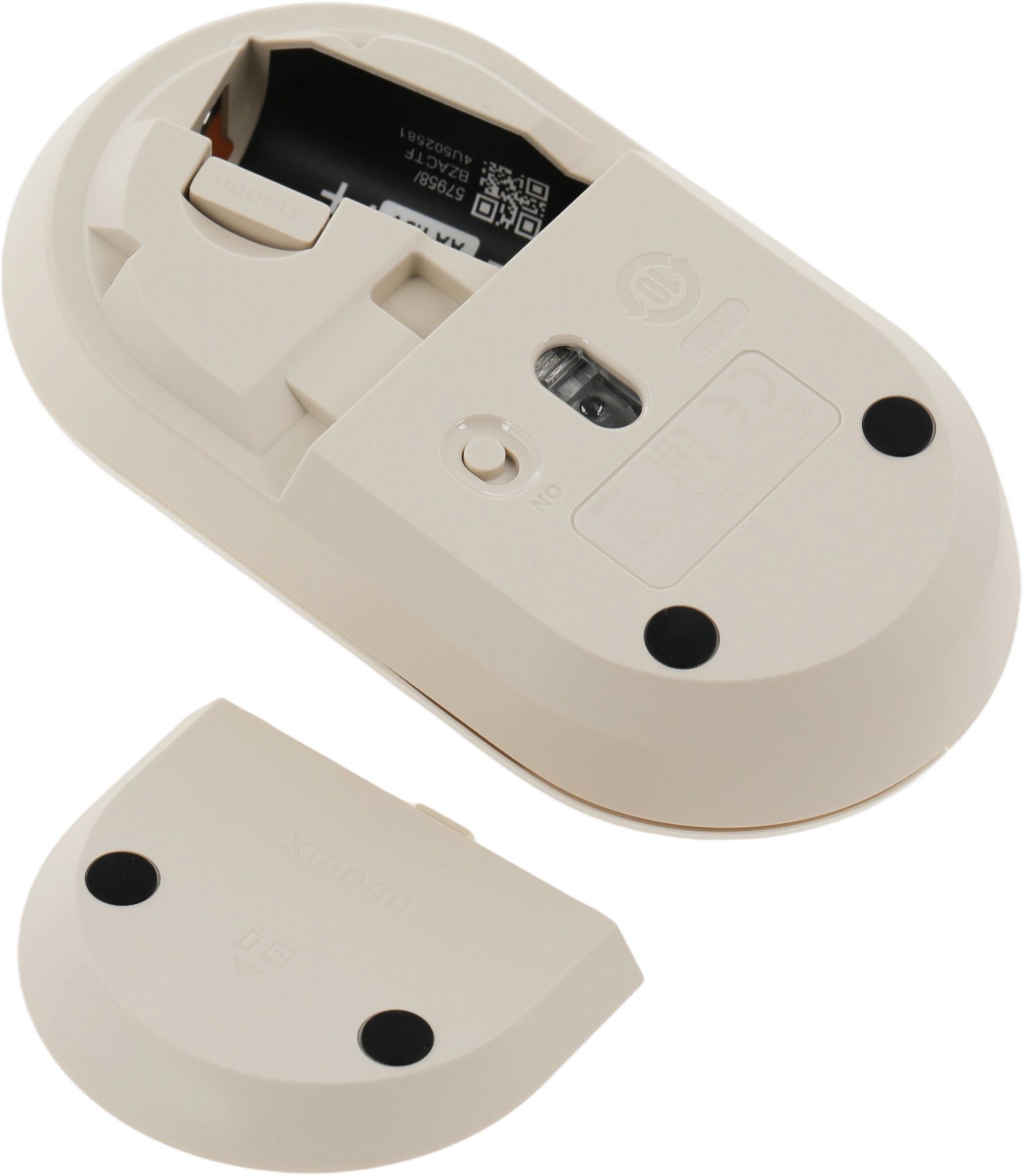 Мышь Xiaomi Wireless Mouse Lite 2 белый оптическая 1000dpi беспров. USB для ноутбука 2but (BHR8915GL)