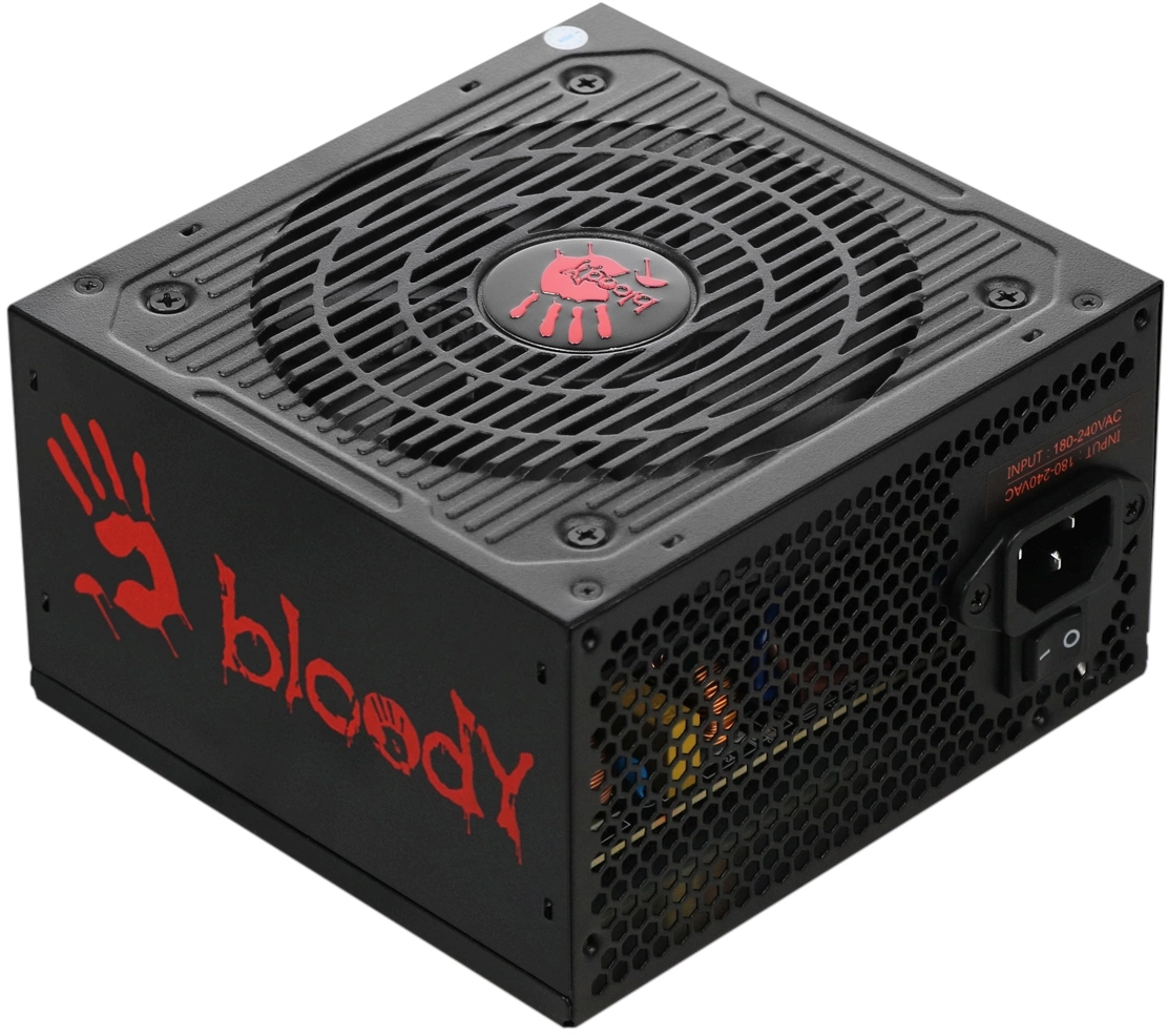 Блок питания Bloody ATX 700W BD-PS700W 80+ white (20+4pin) APFC 120mm fan 6xSATA RTL
