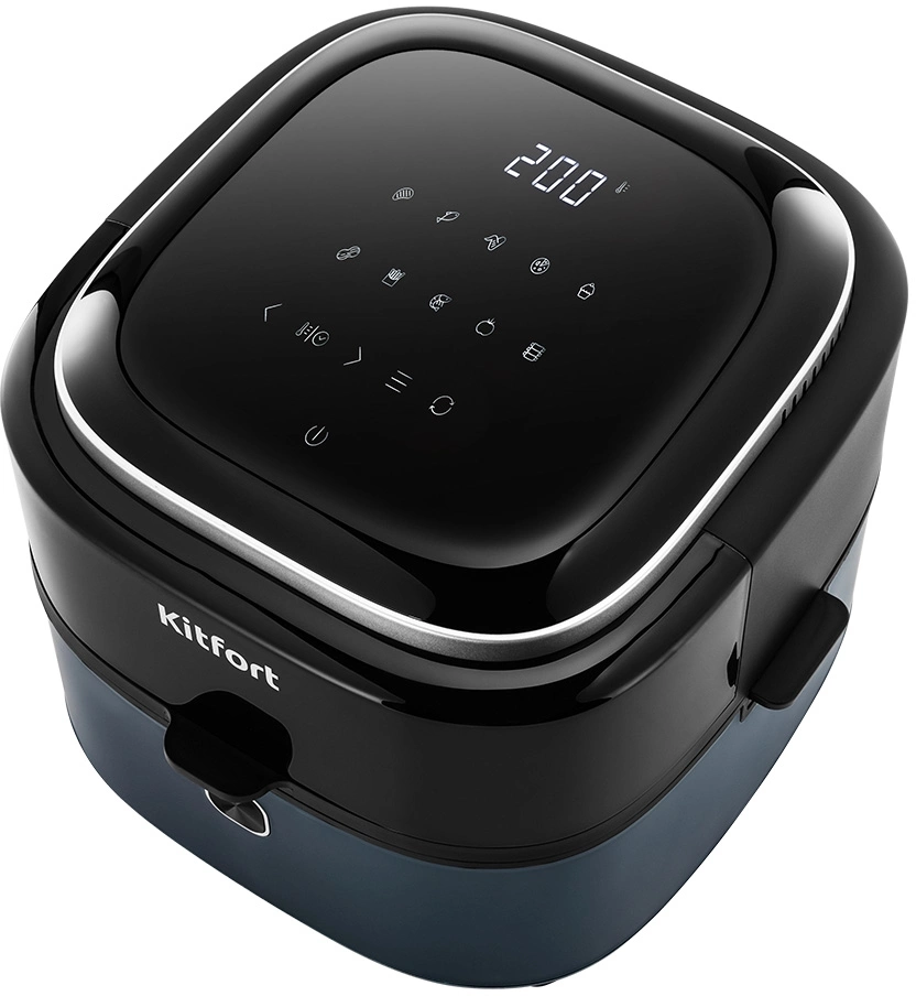 Аэрогриль Kitfort КТ-2294 1350Вт зеленый/черный