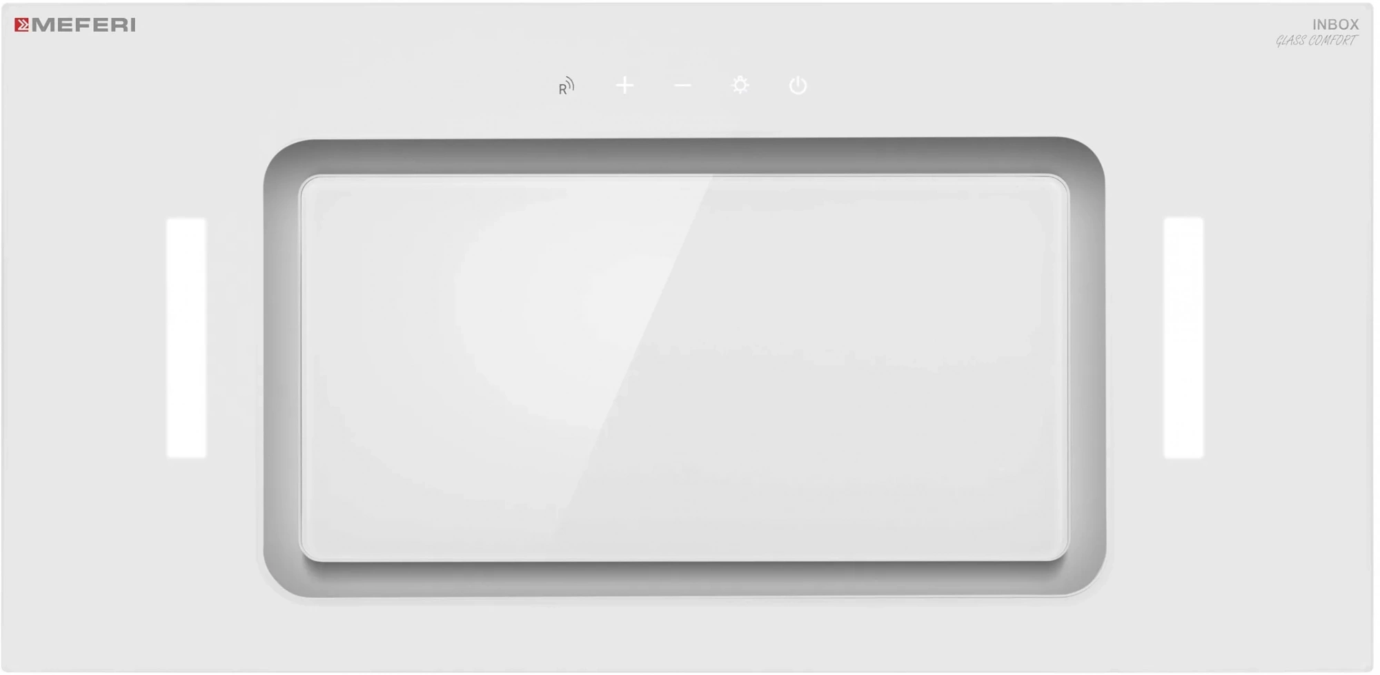 Вытяжка встраиваемая Meferi Inbox glass comfort 60wh белый управление: сенсорное (1 мотор)