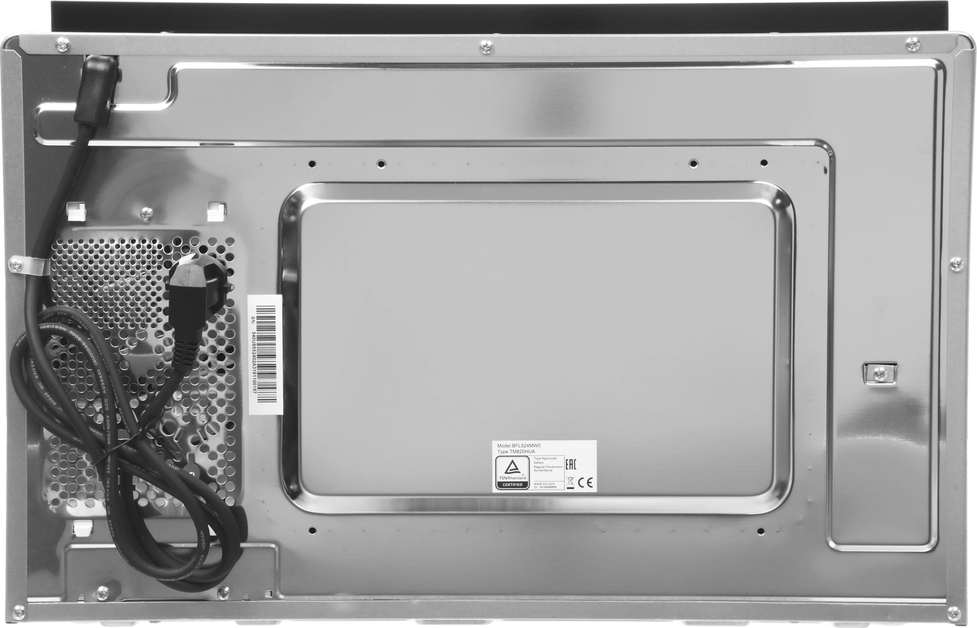 Микроволновая печь Bosch BFL524MW0 20л. 800Вт белый (встраиваемая)