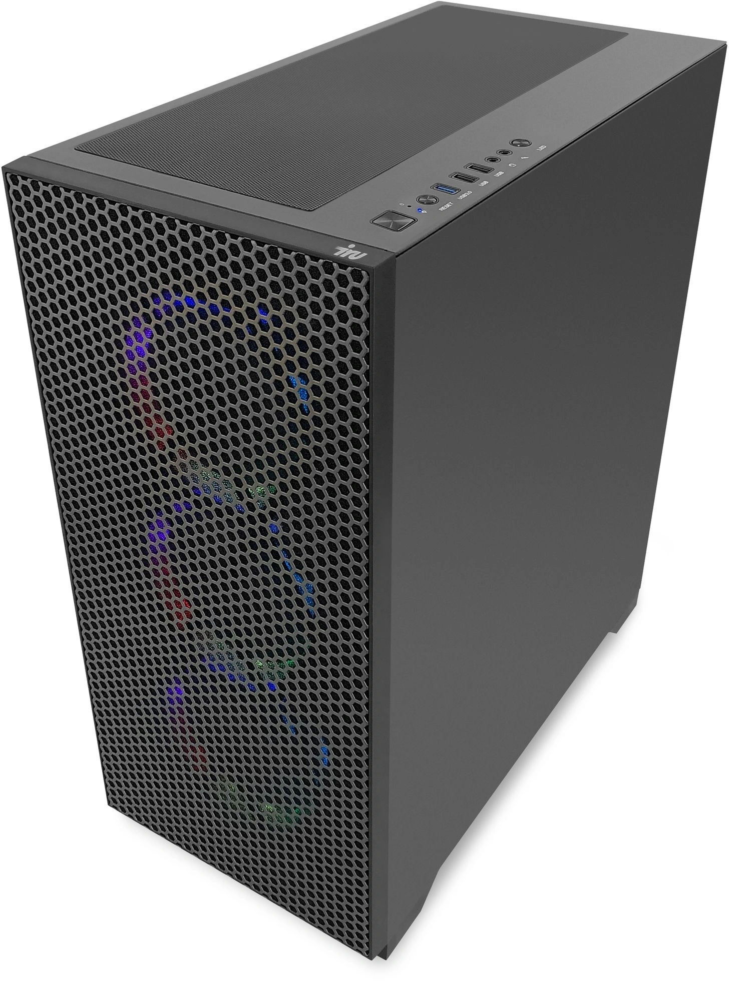 ПК IRU Tactio 510B7GP TWR i5 14400F (2.5) 32Gb SSD1Tb RTX5060TI 8Gb Windows 11 Pro GbitEth 650W черный (RUS) (2126617)